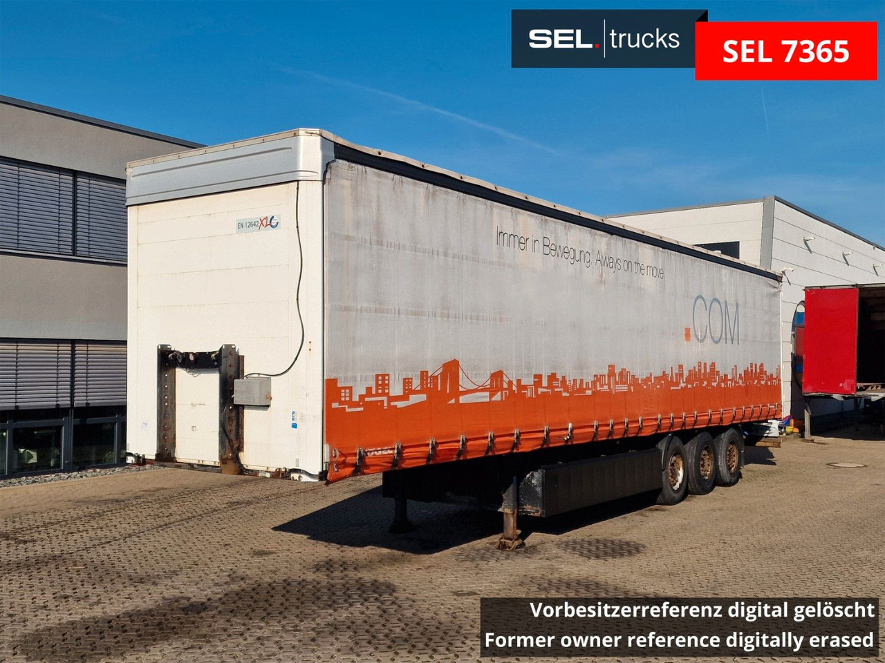 Kögel SN 24 / EDSCHA - Gjysmë rimorkio me tendë: foto 1 Kögel SN 24 / EDSCHA - Gjysmë rimorkio me tendë: foto 1