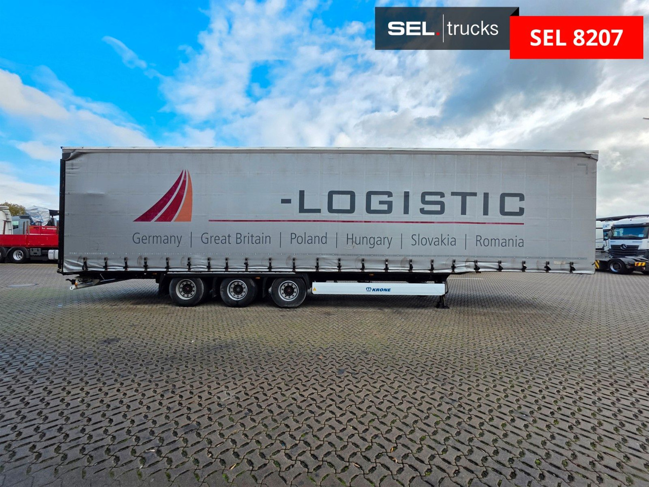 Krone SD / Hubdach / EDSCHA / Liftachse - Gjysmë rimorkio me tendë: foto 4 Krone SD / Hubdach / EDSCHA / Liftachse - Gjysmë rimorkio me tendë: foto 4