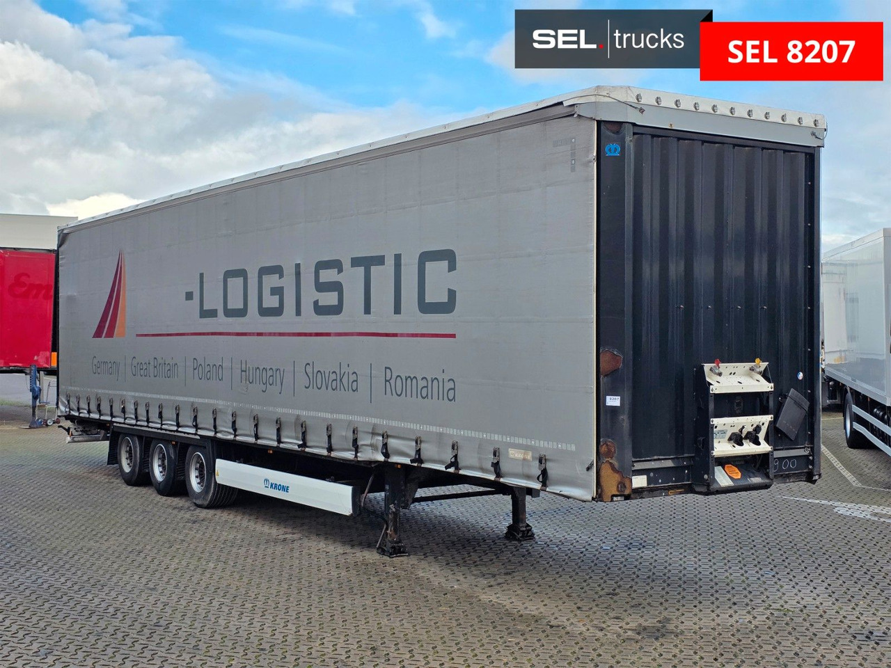 Krone SD / Hubdach / EDSCHA / Liftachse - Gjysmë rimorkio me tendë: foto 3 Krone SD / Hubdach / EDSCHA / Liftachse - Gjysmë rimorkio me tendë: foto 3