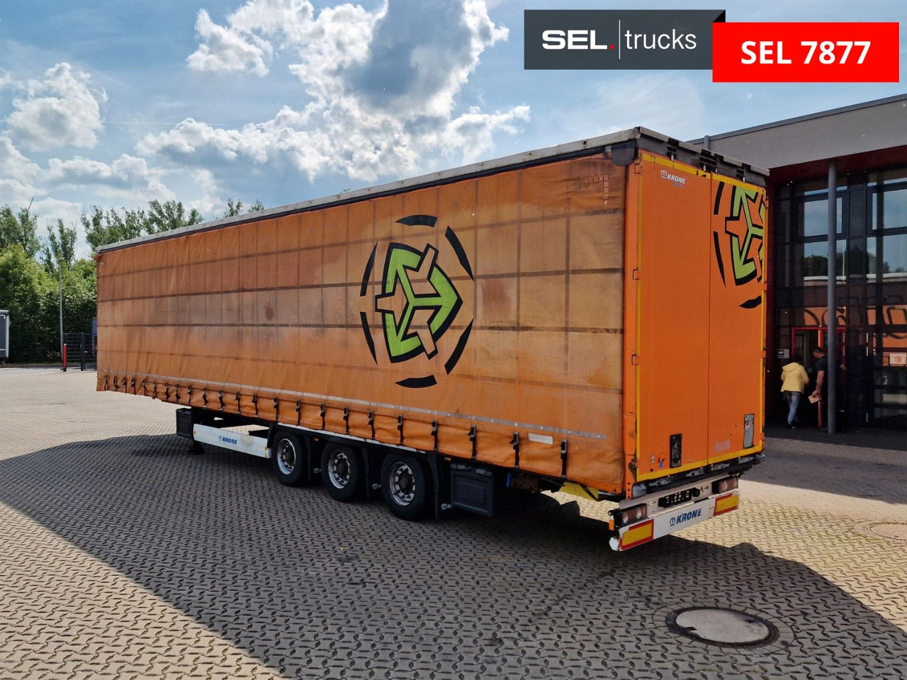 Gjysmë rimorkio me tendë Krone SD / Hubdach / EDSCHA / Mega: foto 7 Gjysmë rimorkio me tendë Krone SD / Hubdach / EDSCHA / Mega: foto 7