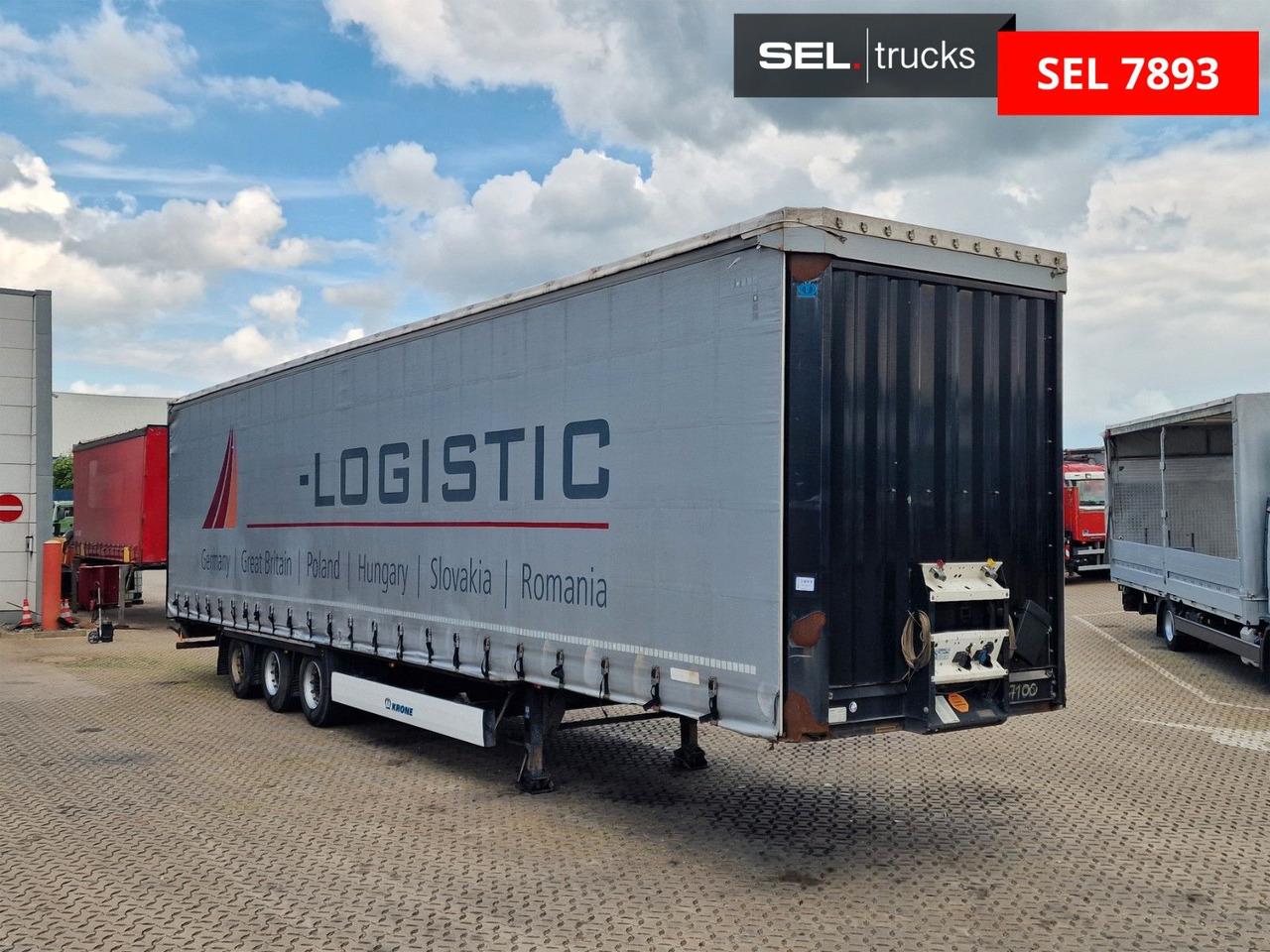 Krone SD / Hubdach / EDSCHA / Mega / Liftachse - Gjysmë rimorkio me tendë: foto 3 Krone SD / Hubdach / EDSCHA / Mega / Liftachse - Gjysmë rimorkio me tendë: foto 3