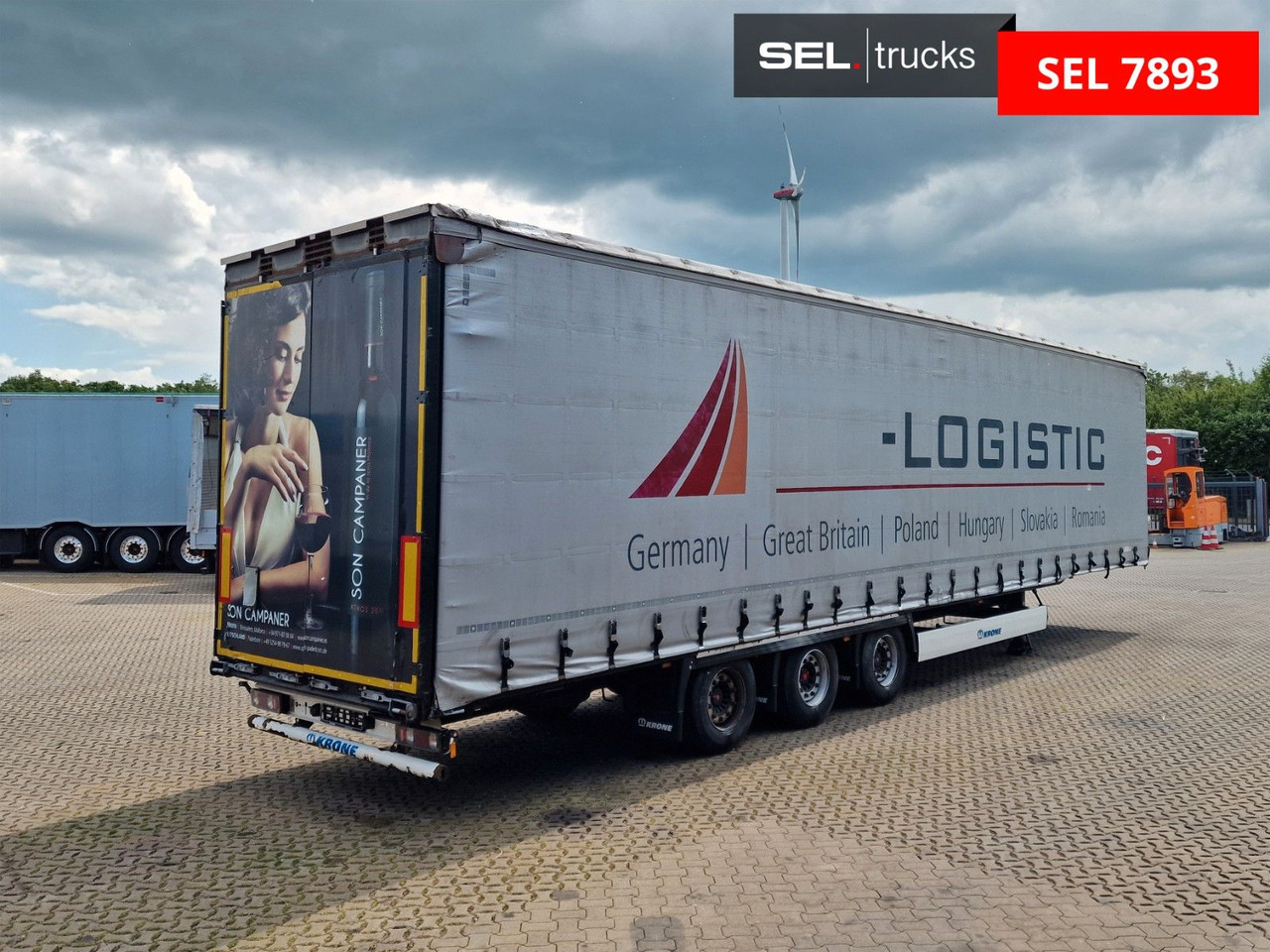 Krone SD / Hubdach / EDSCHA / Mega / Liftachse - Gjysmë rimorkio me tendë: foto 5 Krone SD / Hubdach / EDSCHA / Mega / Liftachse - Gjysmë rimorkio me tendë: foto 5