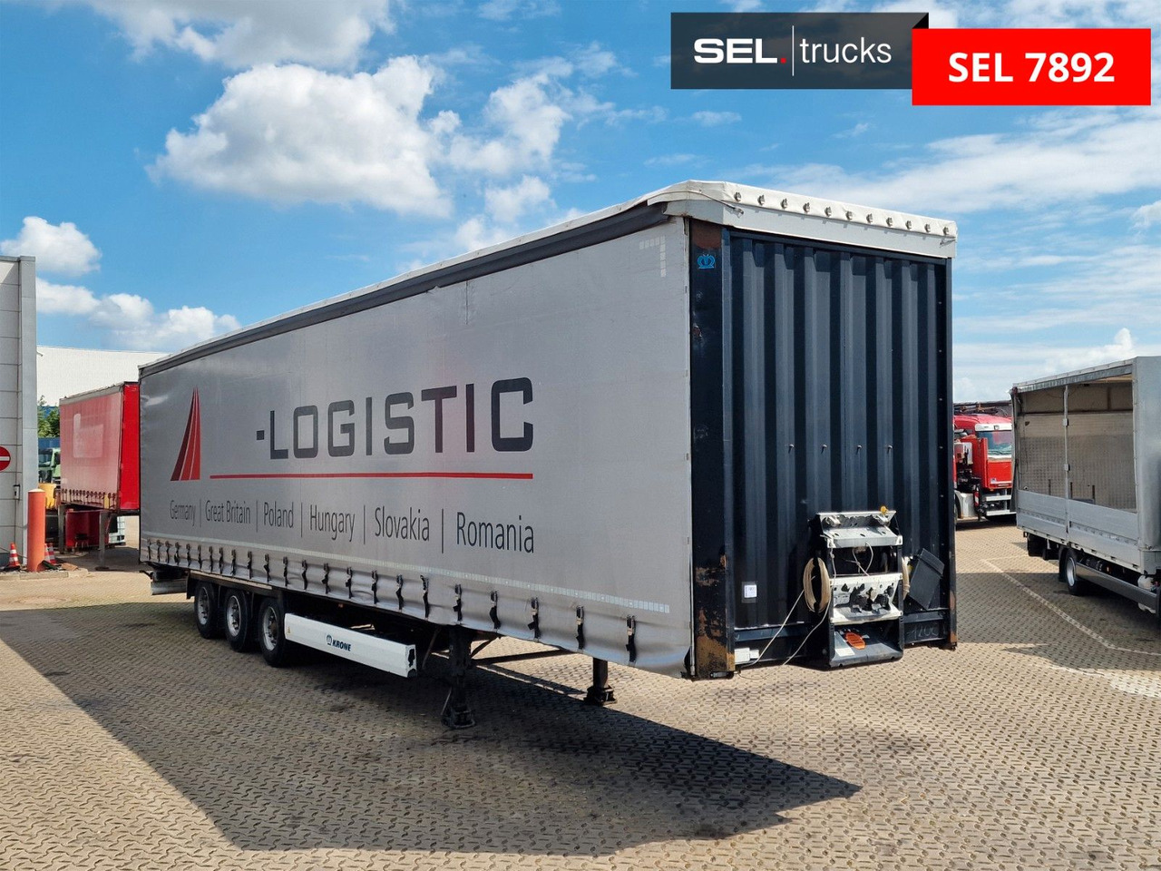 Krone SD / Hubdach / EDSCHA / Mega / Liftachse - Gjysmë rimorkio me tendë: foto 3 Krone SD / Hubdach / EDSCHA / Mega / Liftachse - Gjysmë rimorkio me tendë: foto 3