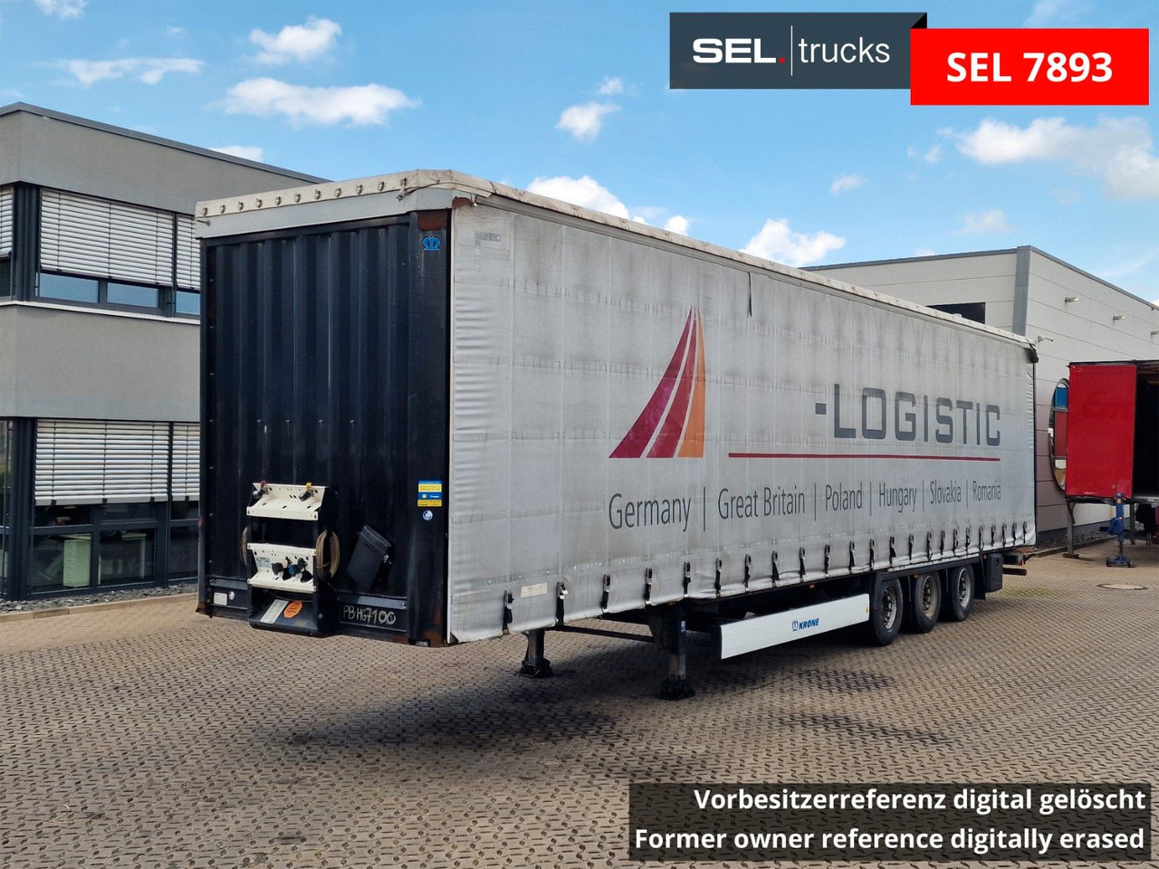 Krone SD / Hubdach / EDSCHA / Mega / Liftachse - Gjysmë rimorkio me tendë: foto 1 Krone SD / Hubdach / EDSCHA / Mega / Liftachse - Gjysmë rimorkio me tendë: foto 1