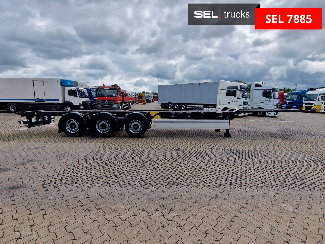 Krone SD / Teleskop / Liftachse - Transportjer kontejnerësh/ Gjysmë rimorkio me karroceri të çmontueshme: foto 4 Krone SD / Teleskop / Liftachse - Transportjer kontejnerësh/ Gjysmë rimorkio me karroceri të çmontueshme: foto 4