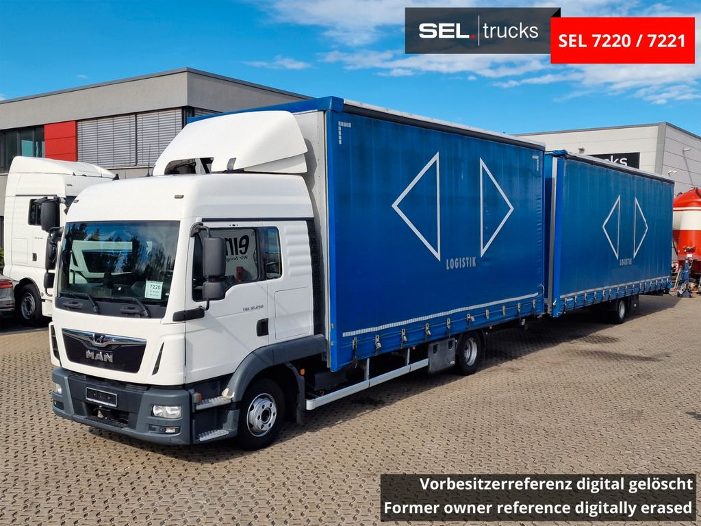 MAN TGL 12.250 4X2 BL / Jumbo - Kamion me tendë: foto 1 MAN TGL 12.250 4X2 BL / Jumbo - Kamion me tendë: foto 1