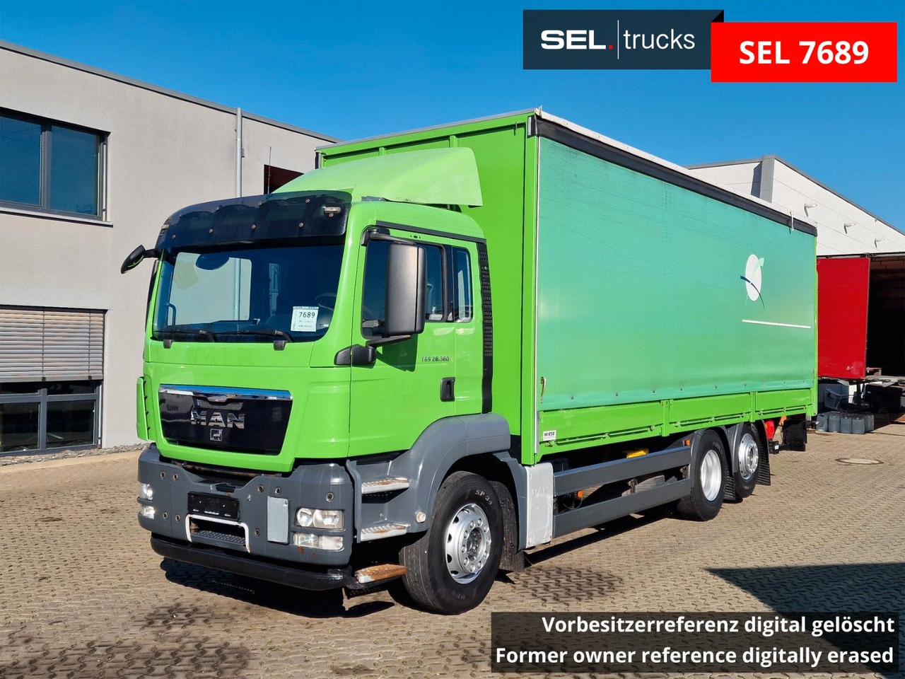 MAN TGS 26.360 6X2-2 BL / Ladebordwand / Aluklappen - Kamion me tendë: foto 1 MAN TGS 26.360 6X2-2 BL / Ladebordwand / Aluklappen - Kamion me tendë: foto 1