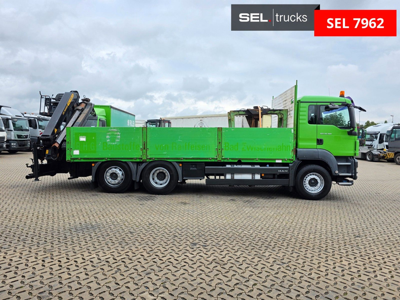 MAN TGS 26.360 6x2-2 BL/ Palfinger 16002 / Lenkachse - Kamion me vinç: foto 4 MAN TGS 26.360 6x2-2 BL/ Palfinger 16002 / Lenkachse - Kamion me vinç: foto 4