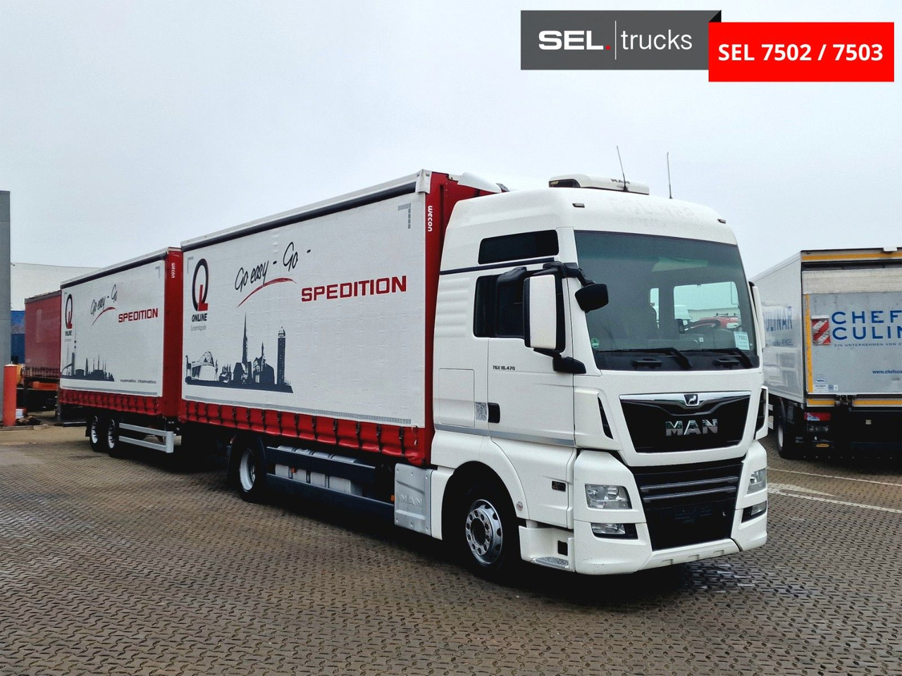 MAN TGX 18.470 4X2 LL/Intarder/Aluklap./Durchlade/6D - Kamion me tendë: foto 3 MAN TGX 18.470 4X2 LL/Intarder/Aluklap./Durchlade/6D - Kamion me tendë: foto 3