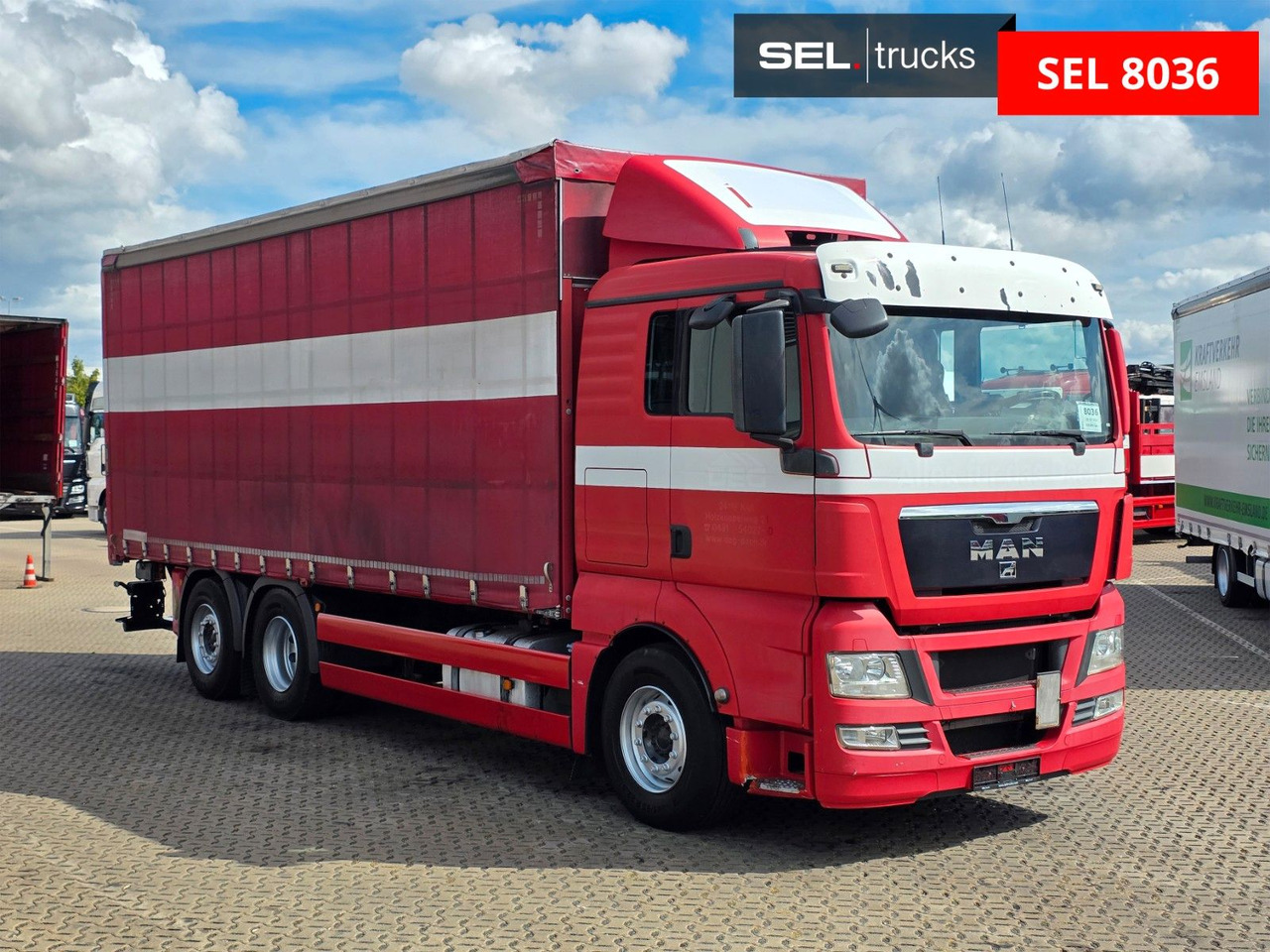 MAN TGX 26.360 6X2-2 LL / Intarder / Ldbw /Lenkachse - Kamion me tendë: foto 3 MAN TGX 26.360 6X2-2 LL / Intarder / Ldbw /Lenkachse - Kamion me tendë: foto 3