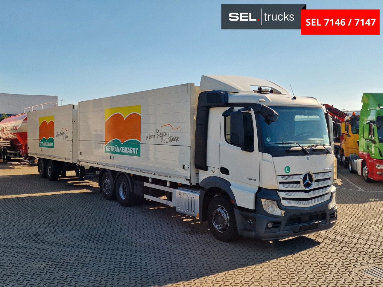 Mercedes-Benz Actros 2543 / Retarder / Lenkachse / Liftachse - Kamion pijesh: foto 3 Mercedes-Benz Actros 2543 / Retarder / Lenkachse / Liftachse - Kamion pijesh: foto 3