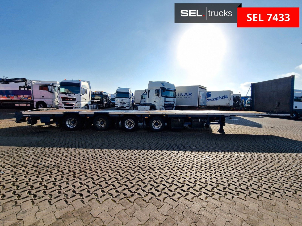 Meusburger MPS-4 / Lenkachse / Liftachse - Gjysmë rimorkio e hapur/ Platformë: foto 5 Meusburger MPS-4 / Lenkachse / Liftachse - Gjysmë rimorkio e hapur/ Platformë: foto 5
