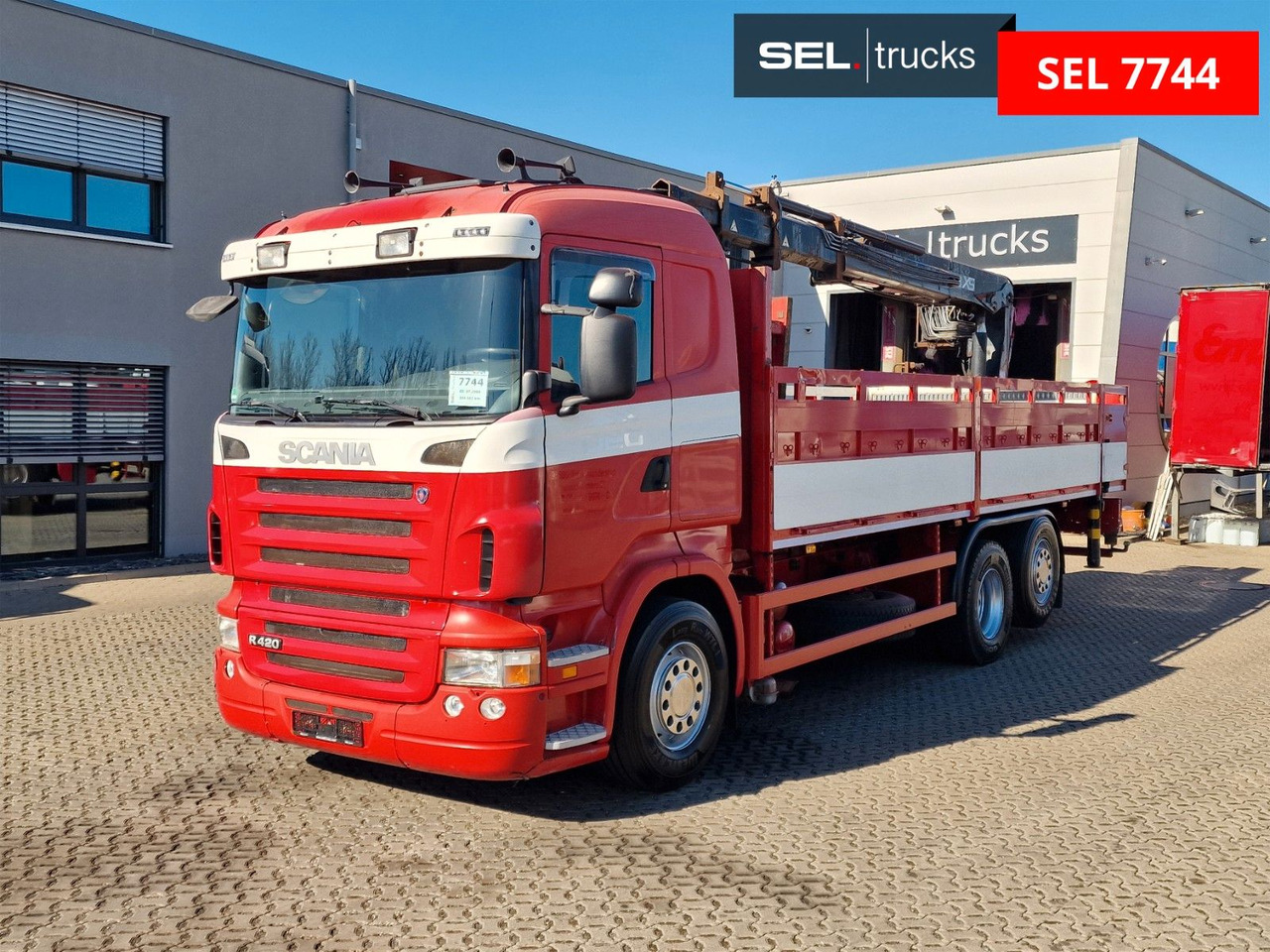 Scania R 340 LB6X2*4MNA /Retarder /HIAB 166K /Lenkachse - Kamion me vinç: foto 1 Scania R 340 LB6X2*4MNA /Retarder /HIAB 166K /Lenkachse - Kamion me vinç: foto 1