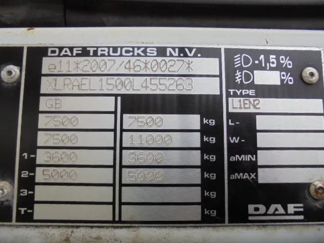 Kamion me vakuum DAF LF 180 FA: foto 19