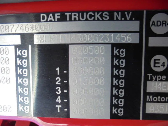 Gjysmë-kamion DAF XF 480 NL TRUCK: foto 20