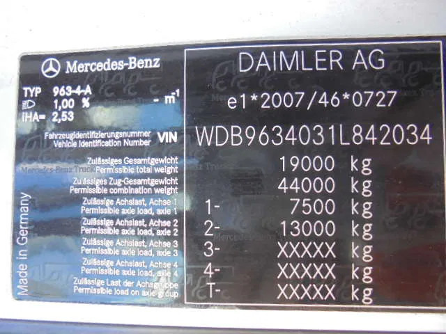 Gjysmë-kamion Mercedes-Benz Actros 1842 LS ENGINE NOT OK: foto 18