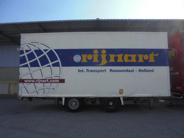 Pacton MXD218 - Rimorkio me vagonetë të mbyllur: foto 2 Pacton MXD218 - Rimorkio me vagonetë të mbyllur: foto 2