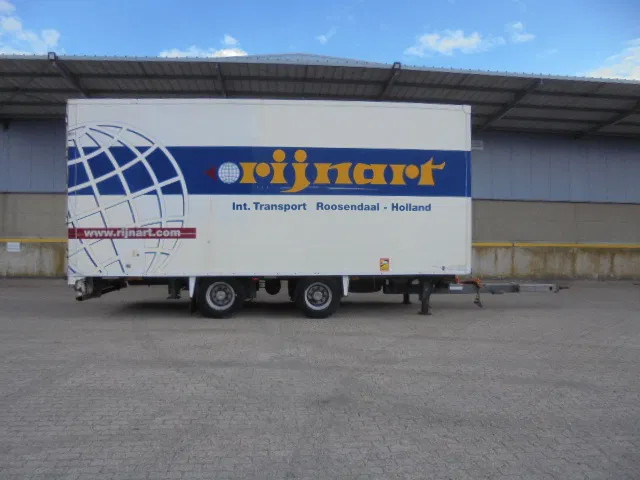 Pacton MXD218 - Rimorkio me vagonetë të mbyllur: foto 2 Pacton MXD218 - Rimorkio me vagonetë të mbyllur: foto 2