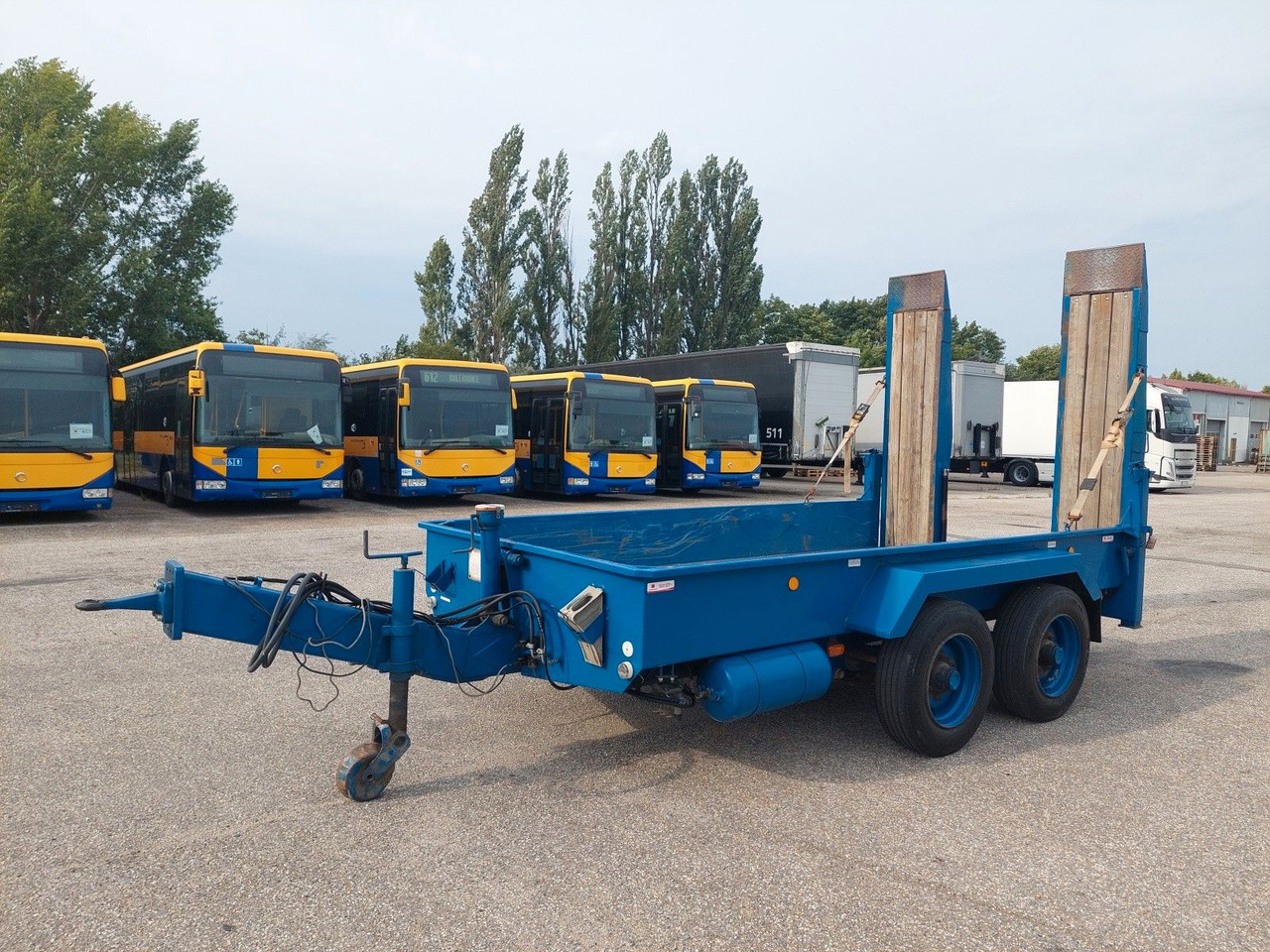 Fliegl TTS 89 W09 - Rimorkio me plan ngarkimi të ulët: foto 1 Fliegl TTS 89 W09 - Rimorkio me plan ngarkimi të ulët: foto 1