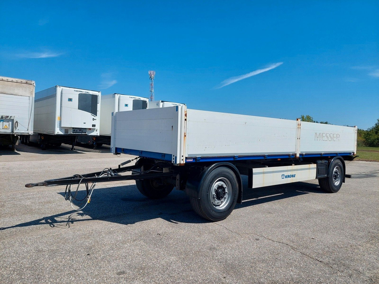 Krone AZW 18 Baustoffanhänger - Rimorkio e hapur/ Platformë: foto 1 Krone AZW 18 Baustoffanhänger - Rimorkio e hapur/ Platformë: foto 1