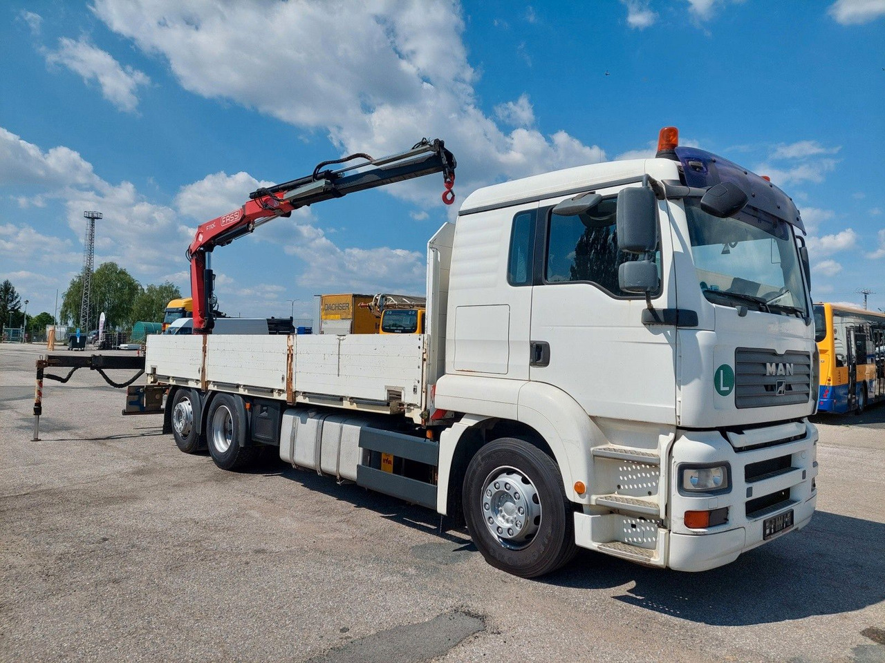 MAN GA 26.320 6X2-2 BL + Kran Fassi F110AC22 - Kamion me karroceri të hapur, Kamion me vinç: foto 2 MAN GA 26.320 6X2-2 BL + Kran Fassi F110AC22 - Kamion me karroceri të hapur, Kamion me vinç: foto 2