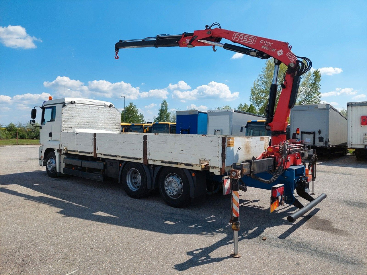 MAN GA 26.320 6X2-2 BL + Kran Fassi F110AC22 - Kamion me karroceri të hapur, Kamion me vinç: foto 3 MAN GA 26.320 6X2-2 BL + Kran Fassi F110AC22 - Kamion me karroceri të hapur, Kamion me vinç: foto 3