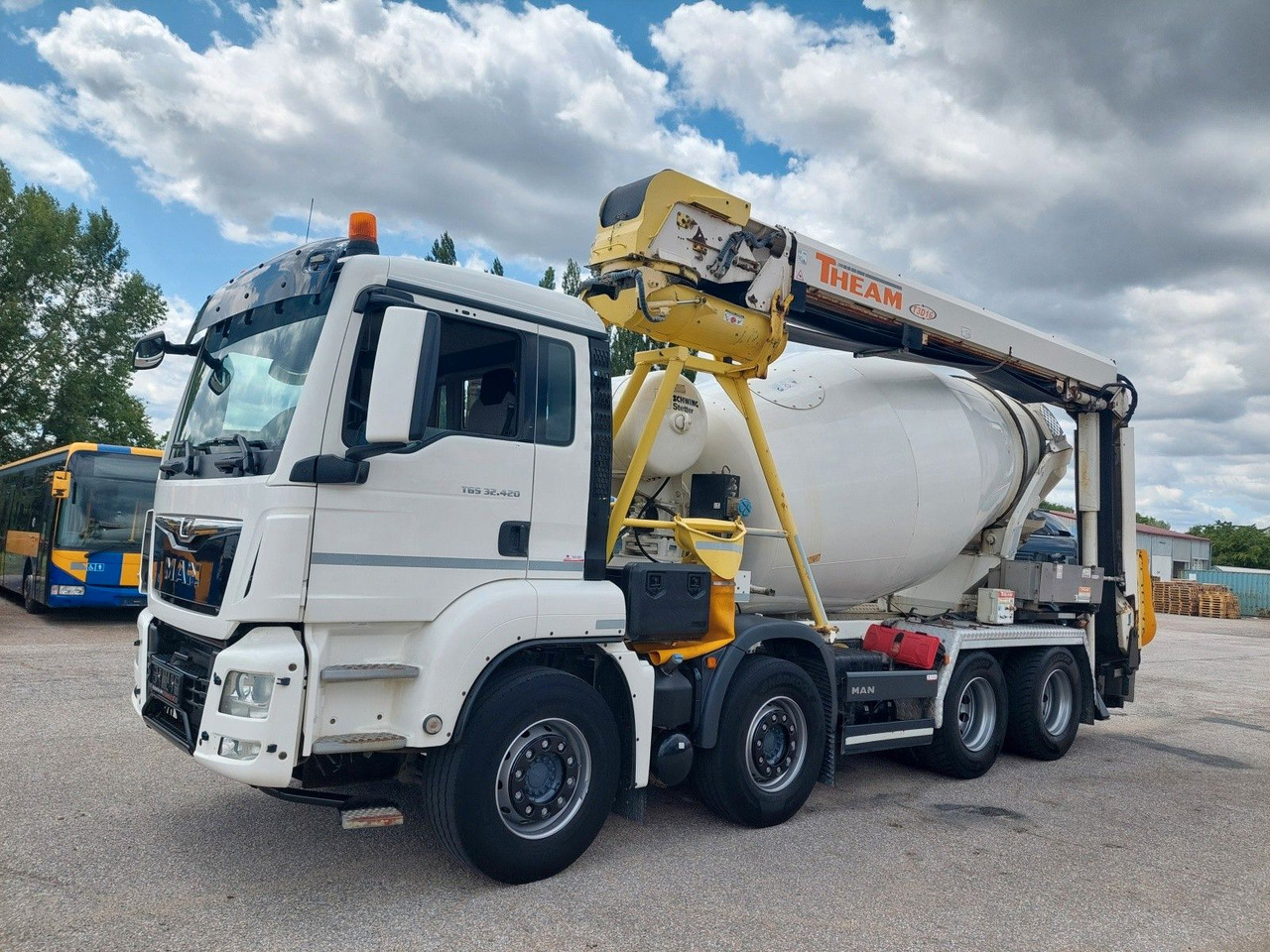 MAN TGS 32.420 BB Stetter AM 8 FHCBL + Theam T3D16 - Autobetoniere: foto 1 MAN TGS 32.420 BB Stetter AM 8 FHCBL + Theam T3D16 - Autobetoniere: foto 1
