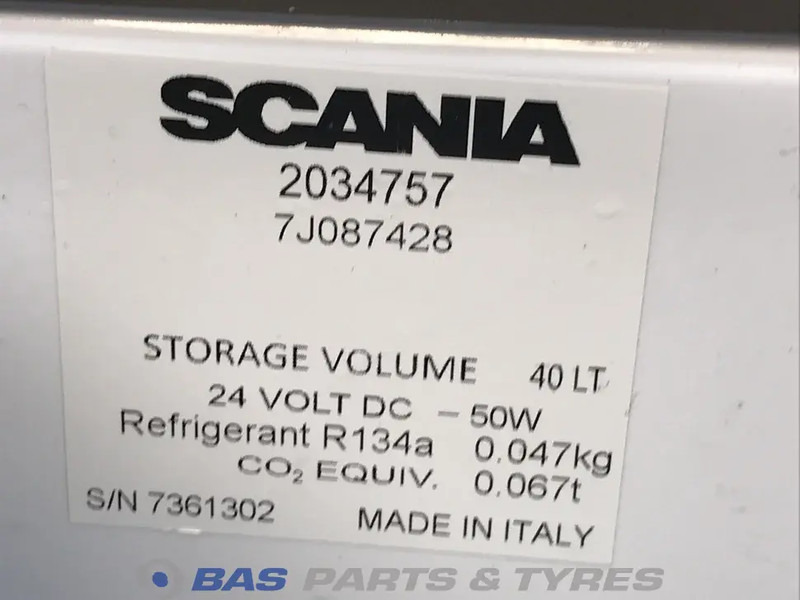 Scania S-Serie NextGen Koelkast Scania 40 Liter 2706575 - Pjesë këmbimi për Kamioni: foto 5 Scania S-Serie NextGen Koelkast Scania 40 Liter 2706575 - Pjesë këmbimi për Kamioni: foto 5