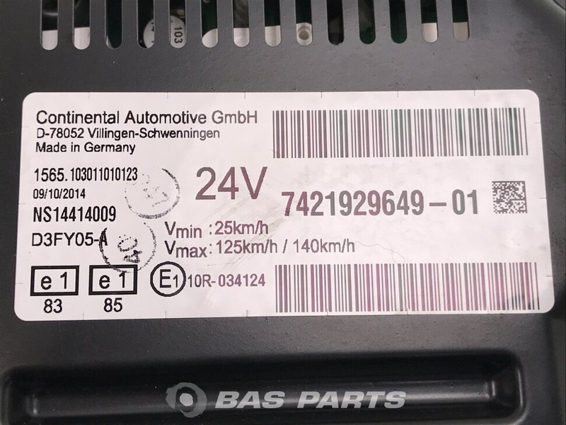 Renault D-Serie - Paneli i aparateve për Kamioni: foto 3 Renault D-Serie - Paneli i aparateve për Kamioni: foto 3