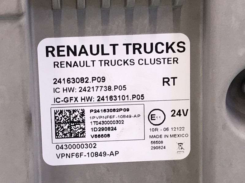 Renault T-Serie Evolution Instrumentenpaneel Renault 7424163082 - Paneli i aparateve për Kamioni: foto 3 Renault T-Serie Evolution Instrumentenpaneel Renault 7424163082 - Paneli i aparateve për Kamioni: foto 3