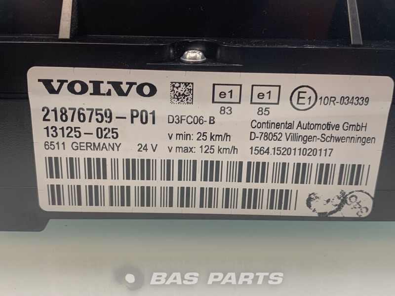 Volvo FL Euro 6 - Paneli i aparateve për Kamioni: foto 3 Volvo FL Euro 6 - Paneli i aparateve për Kamioni: foto 3