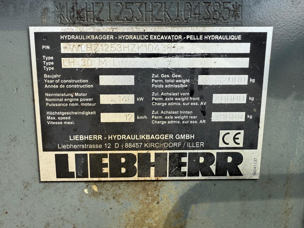 LIEBHERR LH30M - Ekskavator për mbetje: foto 3 LIEBHERR LH30M - Ekskavator për mbetje: foto 3