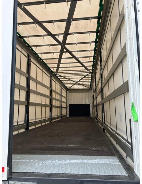 Gjysmë rimorkio me tendë i ri Kässbohrer SCS X+ / 90 - 12 / 27 Schuifzeilen multiplex vloer met palletkist 30 Europallets: foto 14
