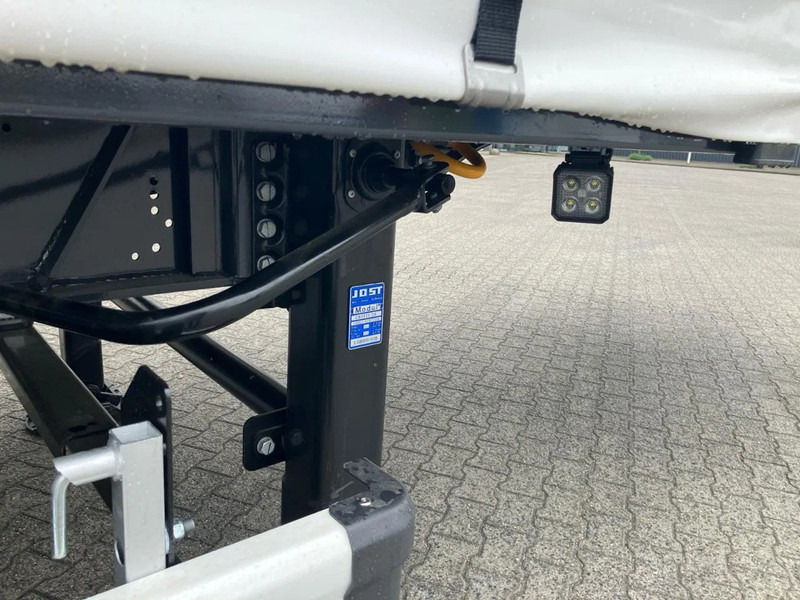 Gjysmë rimorkio me tendë i ri Kässbohrer SCS X+ / 90 - 12 / 27 Schuifzeilen multiplex vloer met palletkist 30 Europallets: foto 9