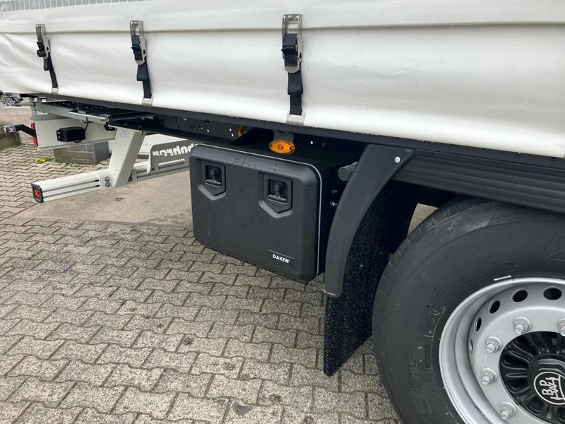 Gjysmë rimorkio me tendë i ri Kässbohrer SCS X+ / 90 - 12 / 27 Schuifzeilen multiplex vloer met palletkist 30 Europallets: foto 8