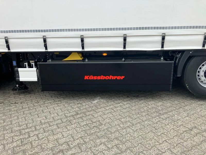 Gjysmë rimorkio me tendë i ri Kässbohrer SCS X+ / 90 - 12 / 27 Schuifzeilen multiplex vloer met palletkist 30 Europallets: foto 7