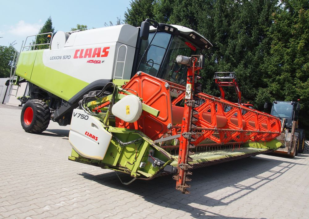 Kombajn zbożawy Claas Lexon 570 Kombajn zbożowy CLAAS LEXION 570+ heder VARIO 7,5m - Autokombajnë: foto 3 Kombajn zbożawy Claas Lexon 570 Kombajn zbożowy CLAAS LEXION 570+ heder VARIO 7,5m - Autokombajnë: foto 3