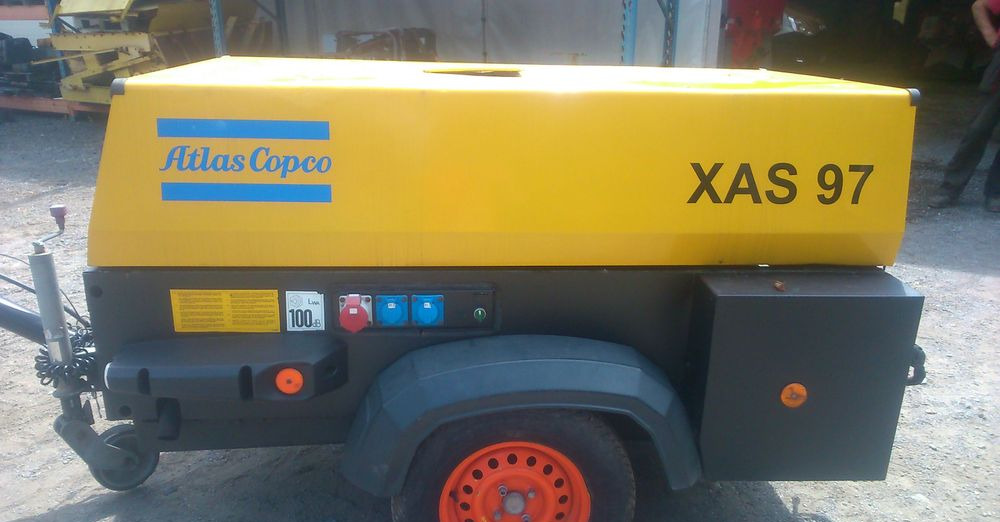 Kompresor Atlas Copco Atlas copco XAS 97 2015 Kompresor sprężarka śrubowa+ agregat prądotwórczy 12KVA - Kompresor ajri: foto 1 Kompresor Atlas Copco Atlas copco XAS 97 2015 Kompresor sprężarka śrubowa+ agregat prądotwórczy 12KVA - Kompresor ajri: foto 1