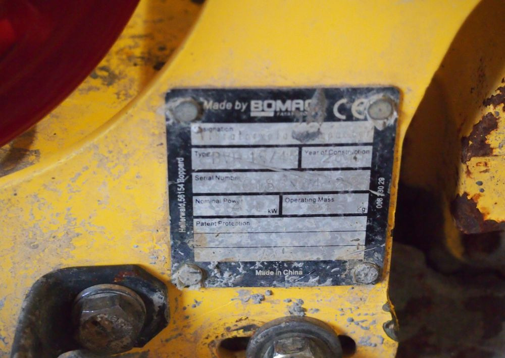 Ubijarka Bomag BVP 18/45 2019 Zagęszczarka Bomag 91 - Pllakë vibratori: foto 4 Ubijarka Bomag BVP 18/45 2019 Zagęszczarka Bomag 91 - Pllakë vibratori: foto 4