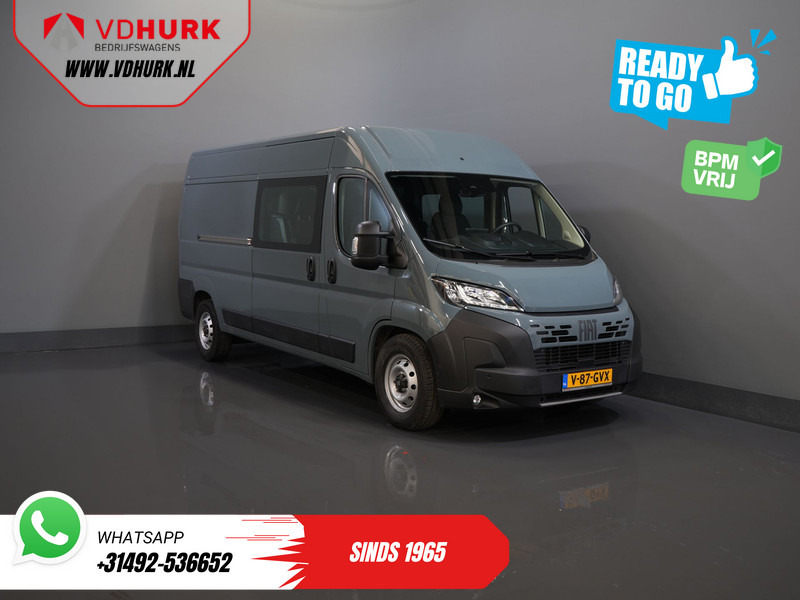 Fiat Ducato 2.2 MJ 180 pk Aut. L3H2 DC Dubbel Cabine BPM VRIJ! 6 Pers./ 2x Schuifdeur/ Climate/ 2.5t Trekverm./ Cruise/ Camera/ Trekhaak - Furgon, Kamioncine dopio kabinë: foto 1 Fiat Ducato 2.2 MJ 180 pk Aut. L3H2 DC Dubbel Cabine BPM VRIJ! 6 Pers./ 2x Schuifdeur/ Climate/ 2.5t Trekverm./ Cruise/ Camera/ Trekhaak - Furgon, Kamioncine dopio kabinë: foto 1