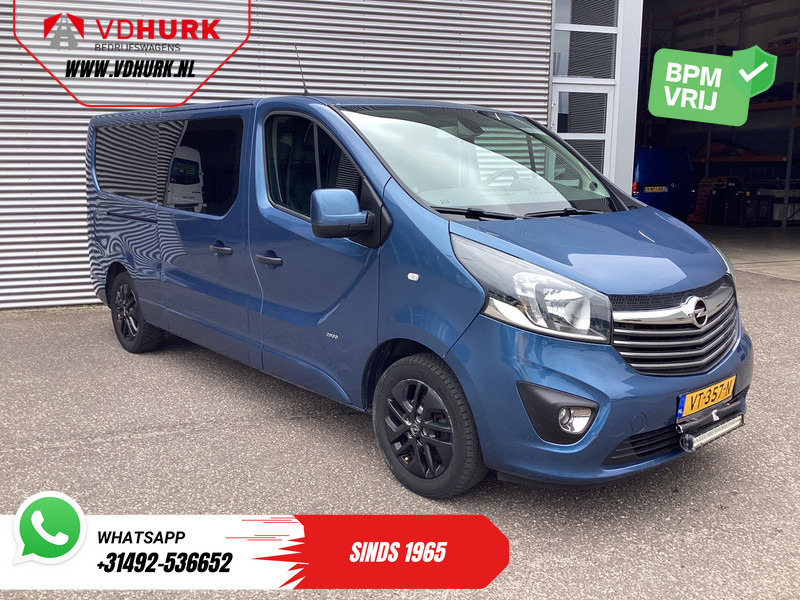 Opel Vivaro 1.6 CDTI 140 pk L2 DC Dubbel Cabine EXPORT ONLY 2x Schuifdeur/ Leder/ Climate/ Carplay/ Camera/ Cruise/ PDC/ Trekhaak/ LMV - Furgon i vogël, Kamioncine dopio kabinë: foto 1 Opel Vivaro 1.6 CDTI 140 pk L2 DC Dubbel Cabine EXPORT ONLY 2x Schuifdeur/ Leder/ Climate/ Carplay/ Camera/ Cruise/ PDC/ Trekhaak/ LMV - Furgon i vogël, Kamioncine dopio kabinë: foto 1