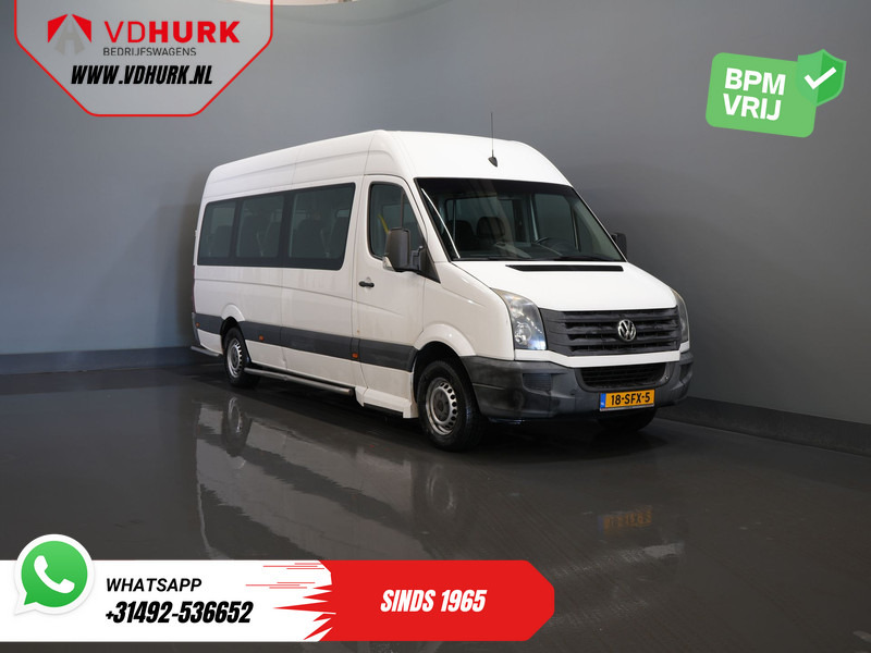 Volkswagen Crafter 35 2.0 TDI L3H2 EXPORT ONLY! €9.559 incl BTW/BPM Rolstoellift/ 9 Pers/ 9P/ Sidebars/ Rearbar/ Airco - Minibus, Furgon pasagjerësh: foto 1 Volkswagen Crafter 35 2.0 TDI L3H2 EXPORT ONLY! €9.559 incl BTW/BPM Rolstoellift/ 9 Pers/ 9P/ Sidebars/ Rearbar/ Airco - Minibus, Furgon pasagjerësh: foto 1