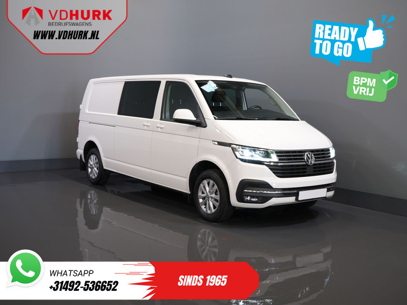 Volkswagen Transporter 2.0 TDI 150 pk Aut. L2 DC Dubbel Cabine BPM VRIJ! Ready2Go 2xSchuifdeur/ Adapt Cruise/ LED/ Standkachel/ Stoelverw./ Carplay/ Ca - Furgon i vogël, Kamioncine dopio kabinë: foto 1 Volkswagen Transporter 2.0 TDI 150 pk Aut. L2 DC Dubbel Cabine BPM VRIJ! Ready2Go 2xSchuifdeur/ Adapt Cruise/ LED/ Standkachel/ Stoelverw./ Carplay/ Ca - Furgon i vogël, Kamioncine dopio kabinë: foto 1