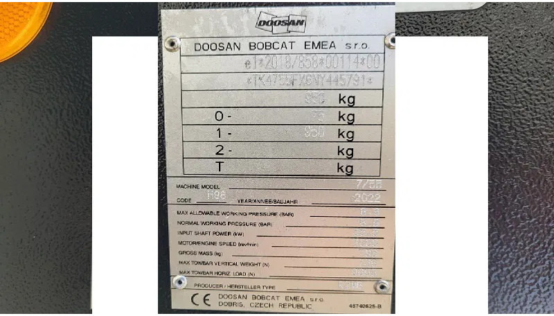 Doosan Doosan 77.55- stock id116 - Kompresor ajri: foto 3 Doosan Doosan 77.55- stock id116 - Kompresor ajri: foto 3