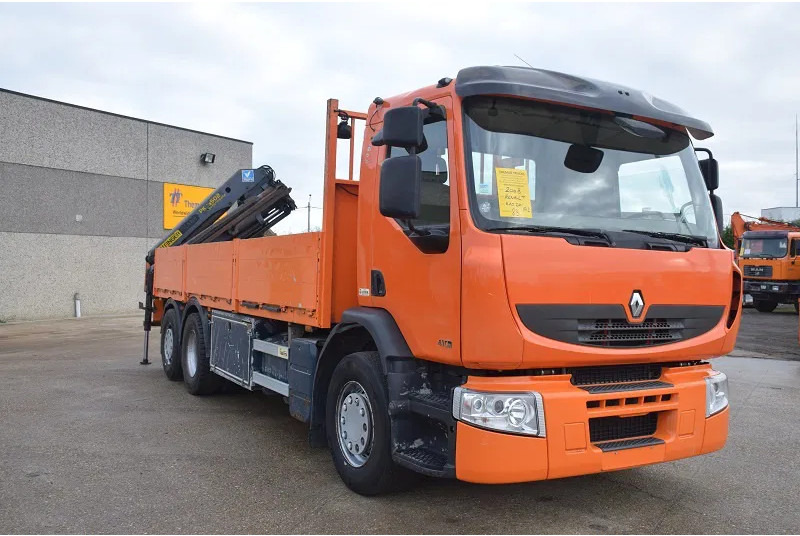 Renault Premium 410 - Kamion me karroceri të hapur, Kamion me vinç: foto 5 Renault Premium 410 - Kamion me karroceri të hapur, Kamion me vinç: foto 5