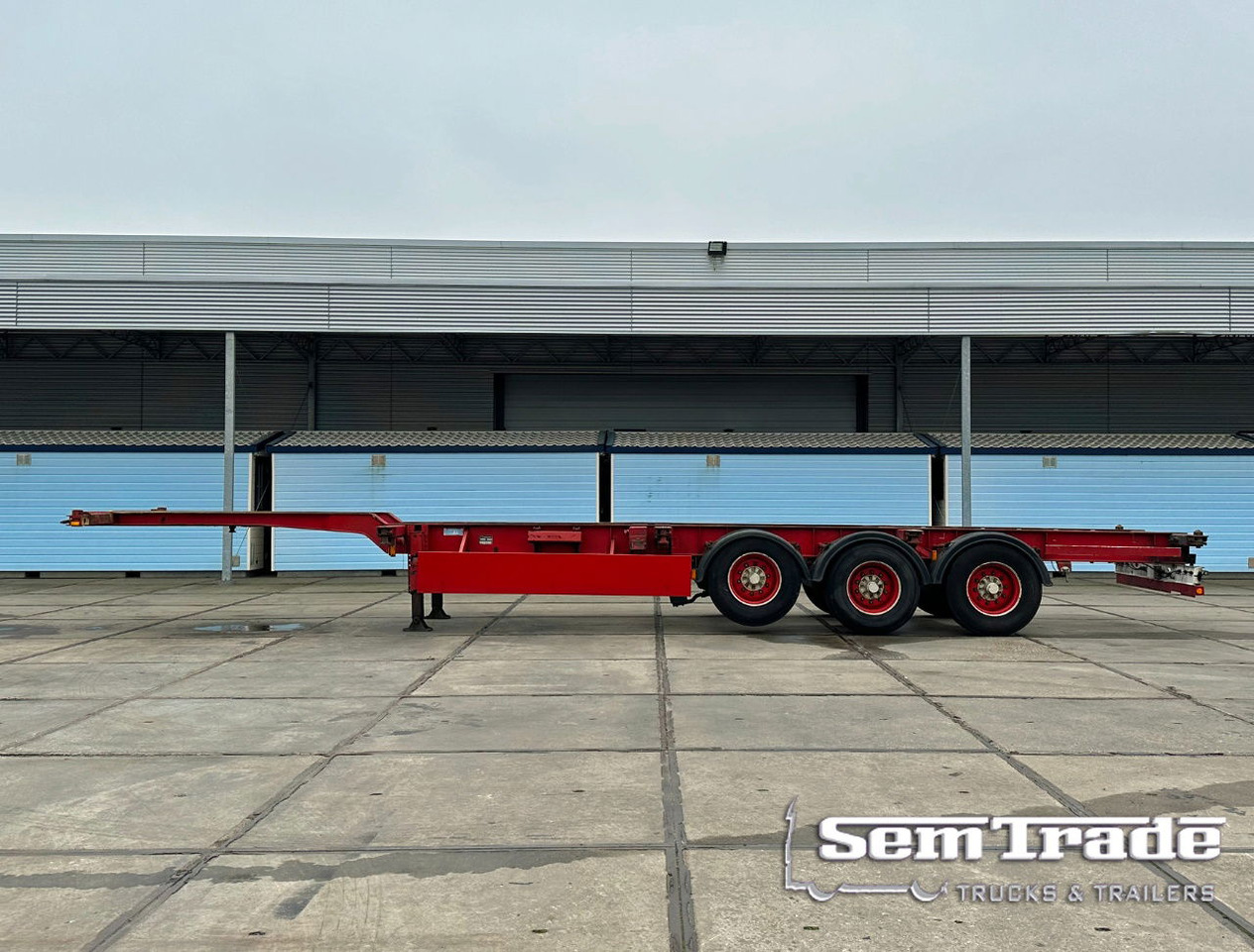 Diversen 3 Axle Chassis BPW AxleS LIFTAxle TOP Condition NL Trailer - Transportjer kontejnerësh/ Gjysmë rimorkio me karroceri të çmontueshme: foto 1 Diversen 3 Axle Chassis BPW AxleS LIFTAxle TOP Condition NL Trailer - Transportjer kontejnerësh/ Gjysmë rimorkio me karroceri të çmontueshme: foto 1