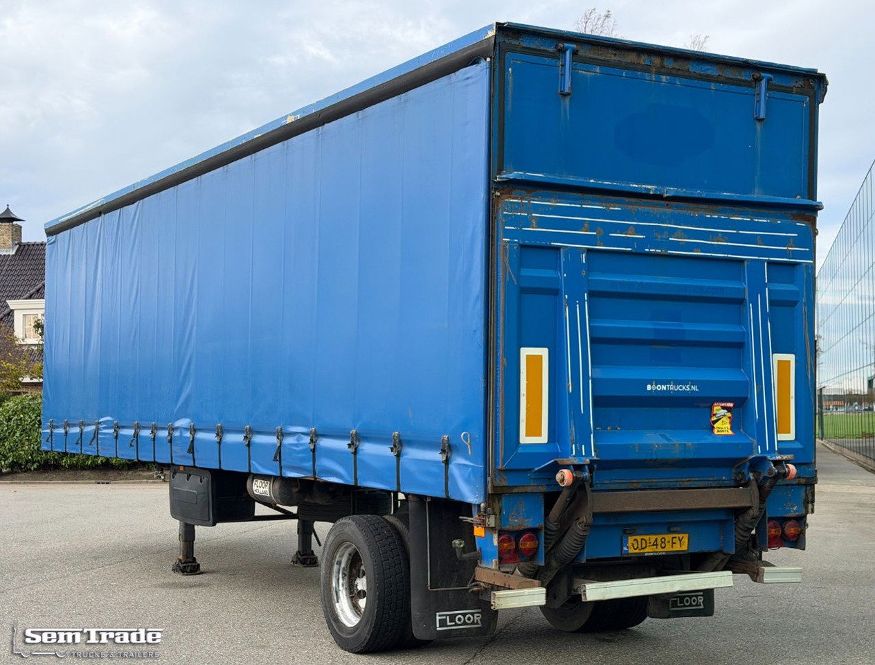 Floor FL0-12-102 City Trailer Tail Lift Good Condition Holland-Trailer - Gjysmë rimorkio me tendë: foto 3 Floor FL0-12-102 City Trailer Tail Lift Good Condition Holland-Trailer - Gjysmë rimorkio me tendë: foto 3