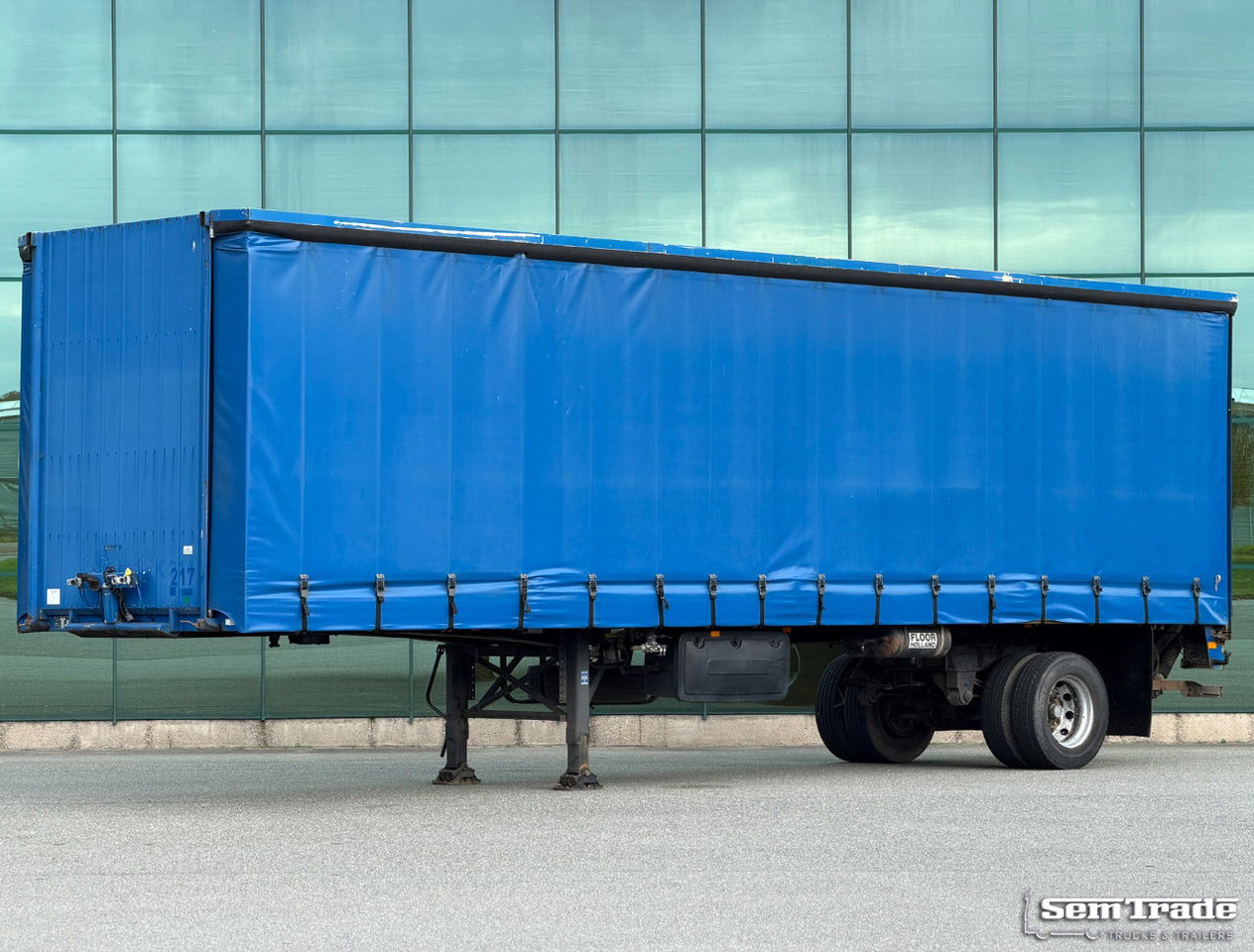 Floor FL0-12-102 City Trailer Tail Lift Good Condition Holland-Trailer - Gjysmë rimorkio me tendë: foto 1 Floor FL0-12-102 City Trailer Tail Lift Good Condition Holland-Trailer - Gjysmë rimorkio me tendë: foto 1