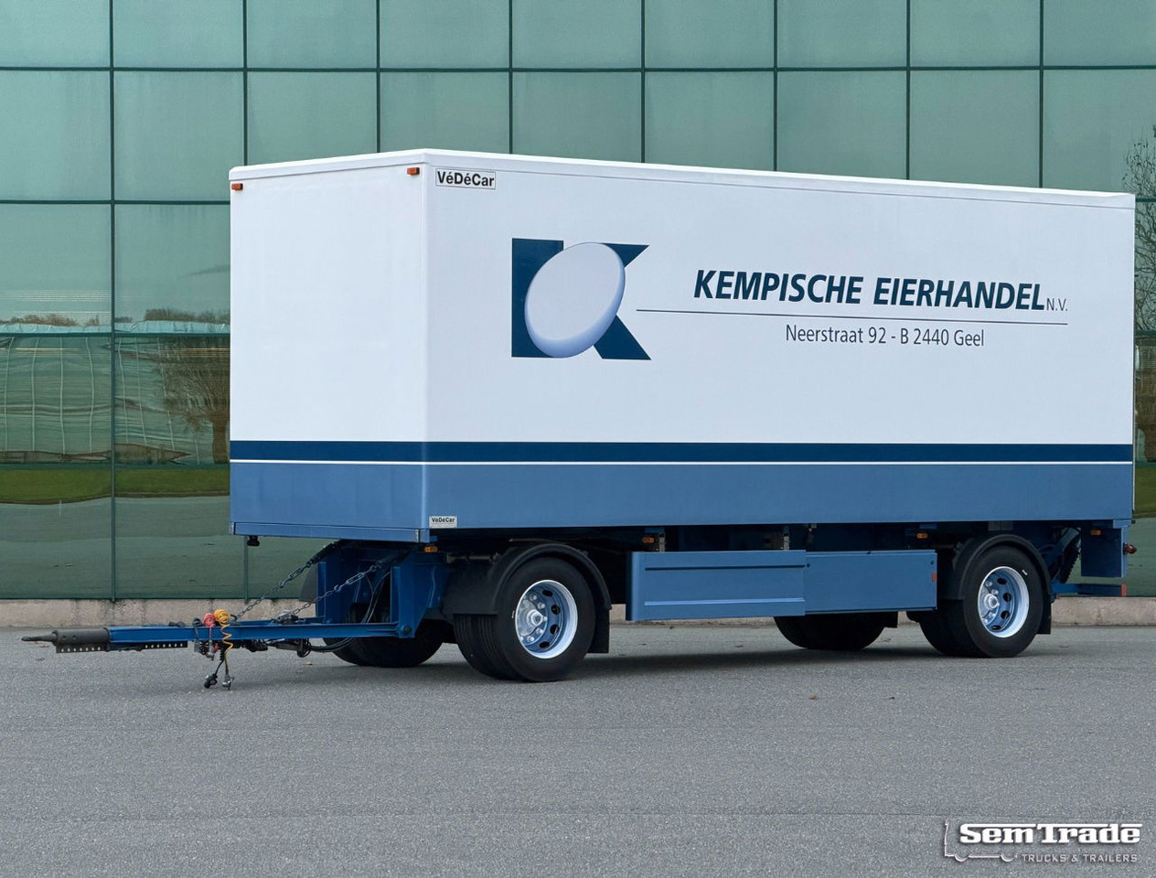 Groenewegen DRA-10-10-2 VéDéCar Isolated BOX BPW Axles Disc Brakes Tail Lift NEW Condition - Rimorkio me vagonetë të mbyllur: foto 1 Groenewegen DRA-10-10-2 VéDéCar Isolated BOX BPW Axles Disc Brakes Tail Lift NEW Condition - Rimorkio me vagonetë të mbyllur: foto 1