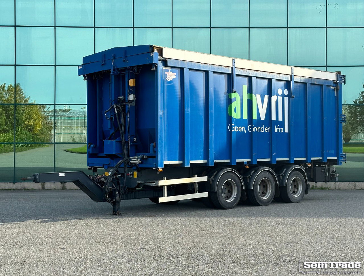 LAG M-3-24 + Piet Ruizeveld DS Lift Axle 72.000 KM Super Condition - Rimorkio bujqësore vetëshkarkuese/ Shkarkues: foto 1 LAG M-3-24 + Piet Ruizeveld DS Lift Axle 72.000 KM Super Condition - Rimorkio bujqësore vetëshkarkuese/ Shkarkues: foto 1
